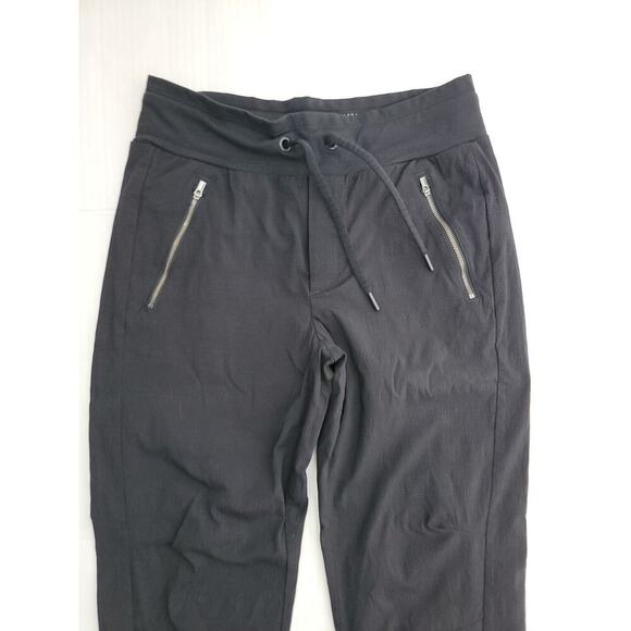 Athleta Pants Womens 6 Trekkie North Jogger Drawstring Athleisure Black - Picture 3 of 10